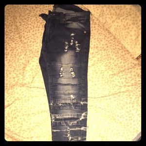 Skinny Distressed Jeans
